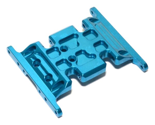 Team Raffee & Co Aluminium Chassis Plate - 1 Pc Blue for Axial SCX10 TRC/SCX08B