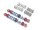 Team Raffee & Co Aluminum Double Spring Shocks 90mm (2) for Crawlers Red BRQ90333-90R