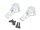 Team Raffee & Co Aluminum Front Knuckle Arm (2) Silver for Tamiya CC02 TRC/1086009S