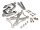 Team Raffee & Co Aluminum Rear Shock Mount Silver for Axial SCX10 TRC/32108S
