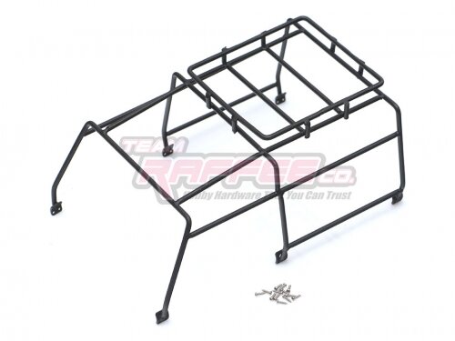 Team Raffee & Co Metal Roof Rack Luggage for TRC Defender D90 2-Door Hard Body for Kyosho Mini Z 4X4 TRC/302718A