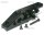 Team Raffee & Co Aluminum Rear Link Axle Mount - 1 Pc Black for Axial Yeti TRC/050307BK