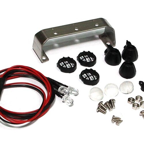Team Raffee & Co Realistic Roof Top Spot Led (S3) Light  Set w/Stainless Steel Mount BRLD3RDS