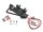 Team Raffee & Co Realistic Metal Front Bumper with Towing Hooks  - 1 Set Black for Axial SCX10 BRQ90275BBK