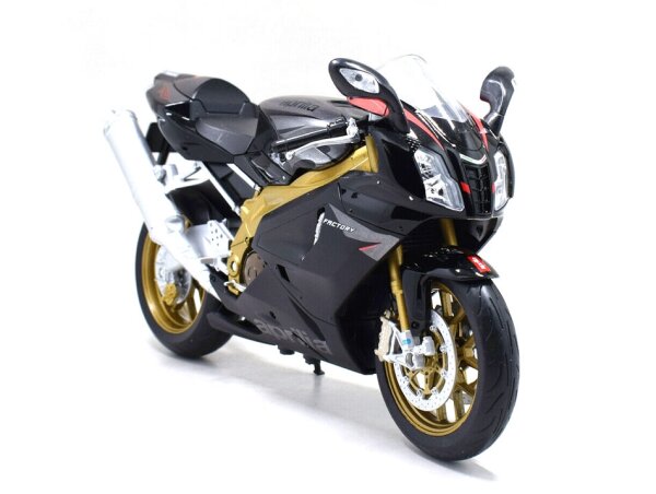 Team Raffee & Co Scale Accessories - 110 Motorcycle Bike RSV 1000R Factory Black BRSCAC241