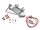 Team Raffee & Co Realistic Metal Front Bumper with Towing Hooks  - 1 Set Silver for Axial SCX10 BRQ90275BS