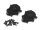 Team Raffee & Co Aluminum Front Outer Portal Housing (2) Black for Redcat Gen8 Scout II TRC/1053002BK