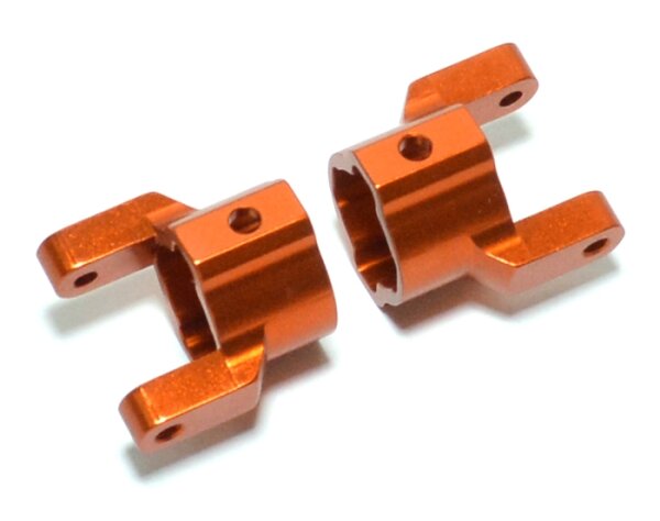 Team Raffee & Co Aluminium Front C Hub - 2 Pc Orange for Axial SCX10 TRC/SCX03OR