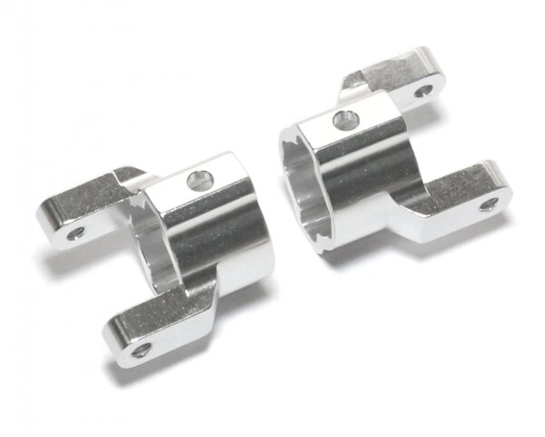 Team Raffee & Co Aluminium Front C Hub - 2 Pc Silver for Axial SCX10 TRC/SCX03S
