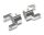 Team Raffee & Co Aluminium Front C Hub - 2 Pc Silver for Axial SCX10 TRC/SCX03S