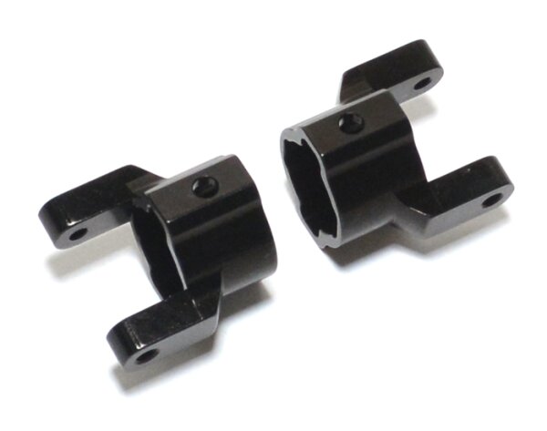 Team Raffee & Co Aluminium Front C Hub - 2 Pc Black for Axial SCX10 TRC/SCX03BK