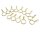 Team Raffee & Co Large-Ring Body Clips 100 pcs Gold (32 mm) BRACL100GD