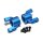 Team Raffee & Co Aluminum Front C-Hub -1 Pair Blue for Axial Wraith BRWRT03B