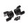 Team Raffee & Co Aluminum Front C-Hub -1 Pair Black for Axial Wraith BRWRT03BK