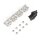 Team Raffee & Co Aluminum Lower Suspension Link Mount - 2Pair Silver for Axial Wraith BRWRT09S
