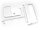 Team Raffee & Co Windshield Part & Rear Door G Part for TRC Defender D110/D90 Hard Body TRC/302485