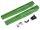 Team Raffee & Co Aluminum Rear Links Stiffeners (2) Green for Axial Yeti XL TRC/663003G