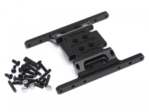 Team Raffee & Co Aluminum Gearbox Mount Black for Element RC Enduro TRC/1059005BK