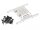 Team Raffee & Co Aluminum Gearbox Mount Silver for Element RC Enduro TRC/1059005S
