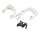 Team Raffee & Co Aluminum Front Shock Mounts (2) Silver for Element RC Enduro TRC/1059009FS