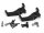 Team Raffee & Co Aluminum Front C-hub (2) Black for Redcat Gen8 Scout II TRC/1053003BK