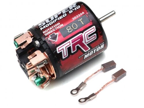 Team Raffee & Co TRC 540 Modified Brushed Motor 80T w/ Two Extra Brushes TRC/302244-80T