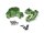 Team Raffee & Co Aluminum Steering Knuckle Set (2) Green for Axial Yeti XL TRC/663010G