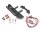 Team Raffee & Co Realistic Metal Front Bumper with Towing Hooks  - 1 Set Black for Axial SCX10 BRQ90275ABK