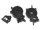 Team Raffee & Co Aluminum Transfer Case Housing Black for Redcat Gen8 Scout II TRC/1053007BK