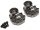 Team Raffee & Co Aluminum Rear Portal Inner Housing (2) Gun Metal for Traxxas TRX-4 TRC/302316GM