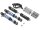 Team Raffee & Co Aluminum Adjustable Piggyback Double Spring Shocks 70MM (2) for Crawlers Black BRQ90319-70MMBK