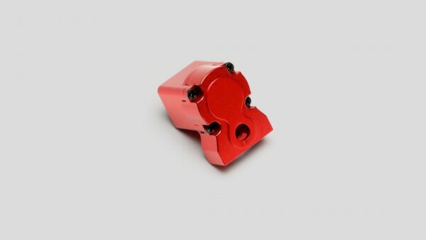 Team Raffee & Co Aluminum Gear Box Red for Orlandoo Hunter Model Orlandoo Hunter Jeep Rubicon OL/MX0002-R