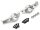 Team Raffee & Co Aluminum Front C-hubs Left & Right Silver for Traxxas TRX-4 TRC/302324S