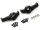 Team Raffee & Co Aluminum Front C-hubs Left & Right Black for Traxxas TRX-4 TRC/302324BK