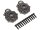 Team Raffee & Co Aluminum Rear Portal Drive Axle Mount (2) Gun Metal for Traxxas TRX-4 TRC/302304GM