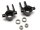 Team Raffee & Co Aluminum Front Knuckles - 1 Pair  Black for Traxxas Slash 4x4 BRTSH01BK