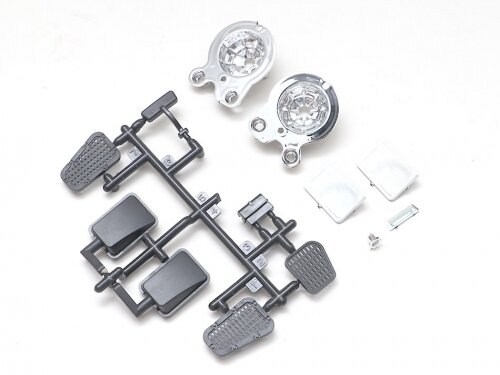 Team Raffee & Co Chrome Accessories Parts Tree Q for TRC D110/D90 Defender Hard Body TRC/302488