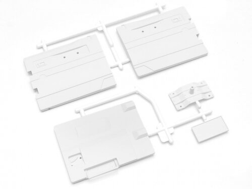 Team Raffee & Co Interior Door Panels & License Plate Part Tree F for TRC Defender D90 Pickup Hard Body TRC/302495