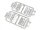 Team Raffee & Co Hinge Set K Part for TRC Benz G-Class Hard Body TRC/302508