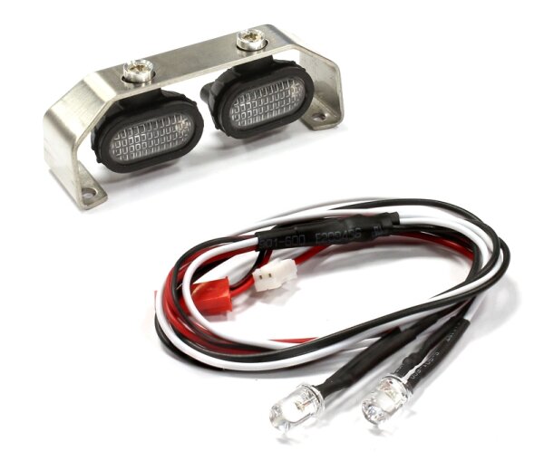 Team Raffee & Co Realistic Roof Top Spot Led (L2) Light  Set W/120MM Wide Stainless Steel Mount BRLD2REL