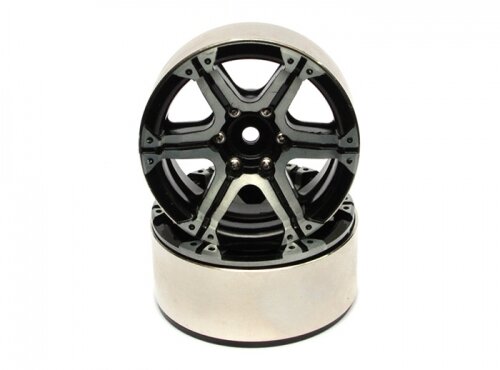 Team Raffee & Co EVO 1.9 High Mass Beadlock Aluminum Wheels Twin-6A (2) BRW760916