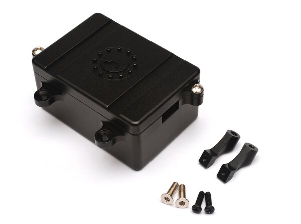 Team Raffee & Co Aluminum Receiver Box Black for Axial SCX10 TRC/32109BK