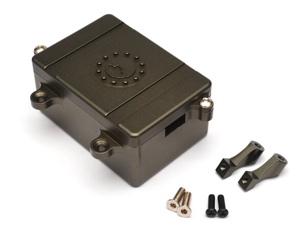 Team Raffee & Co Aluminum Receiver Box Gun Metal for Axial SCX10 TRC/32109GM