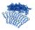 Team Raffee & Co Small-Ring 45 Deg Body Clips 100 pcs Blue (20 mm) BRACS100B