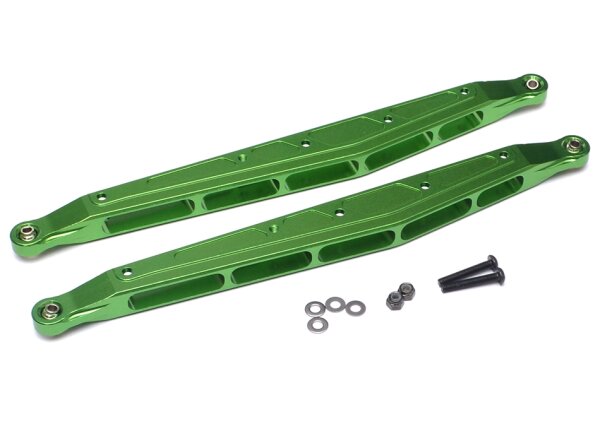 Team Raffee & Co Aluminum Rear Lower Links (2) Green for Axial Yeti XL TRC/663002G