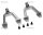 Team Raffee & Co Aluminum Front Shock Hoops - 1 Pair Gun Metal for Axial SCX10 TRC/SCX16GM