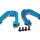 Team Raffee & Co Aluminum Rear Shock Hoops - 1 Pair Blue for Axial SCX10 TRC/SCX17B
