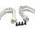 Team Raffee & Co Aluminum Rear Shock Hoops - 1 Pair Silver for Axial SCX10 TRC/SCX17S