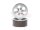 Team Raffee & Co 1.9" Aluminum Beadlock Wheels 6-Petals (2) Silver TRC/302752S
