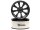 Team Raffee & Co Gemini 1.9 High Mass Beadlock Aluminum Wheels Spoke-8 (2) Black BRW760932DBK